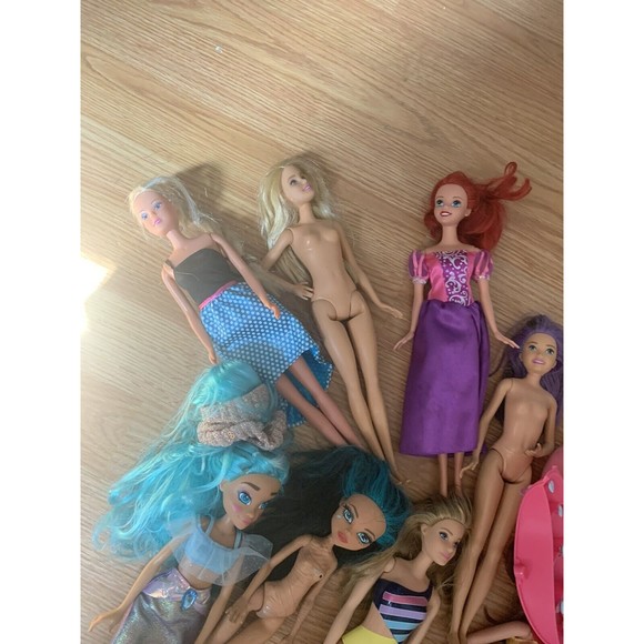 Mixed Bundle of Barbie Dolls Frozen Doll Elsa Squishy Monster High Aurora - Picture 7 of 11